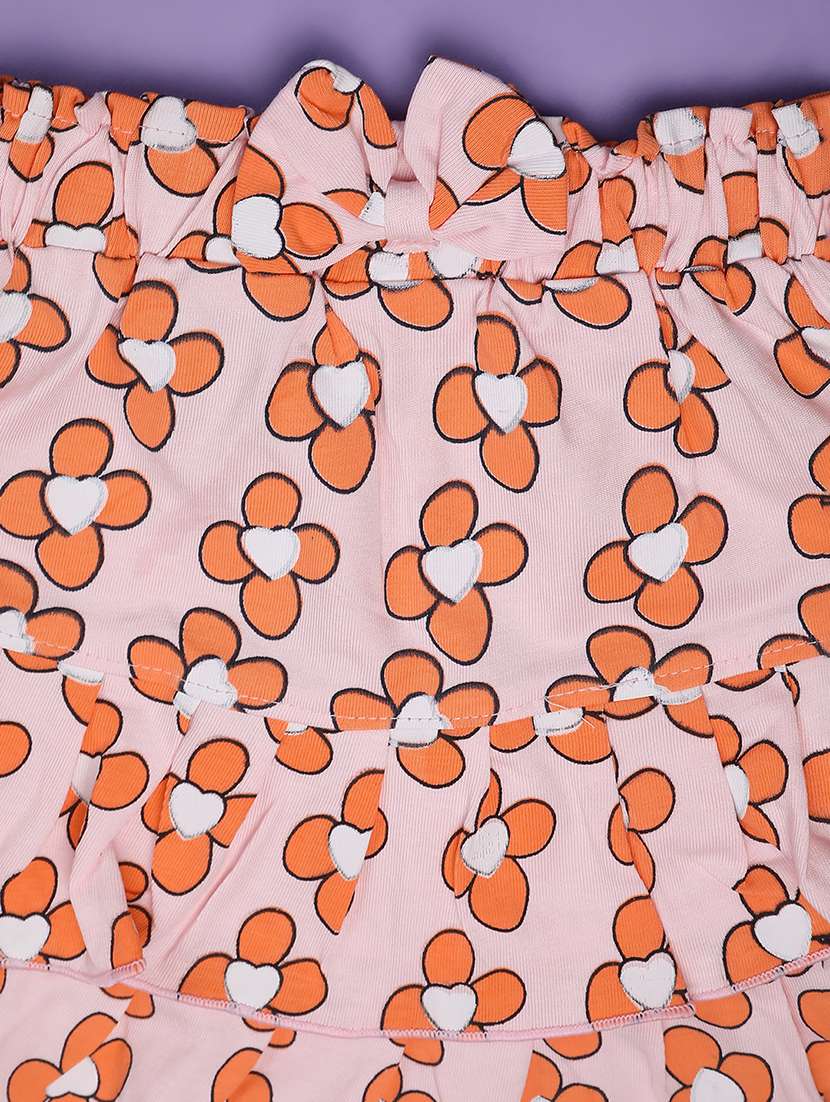 girls printed top and skirt set - 22298009 -  Standard Image - 4