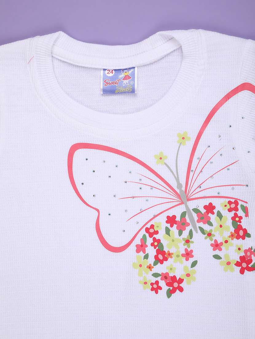 girls self designed top and skirt set - 22298042 -  Standard Image - 4