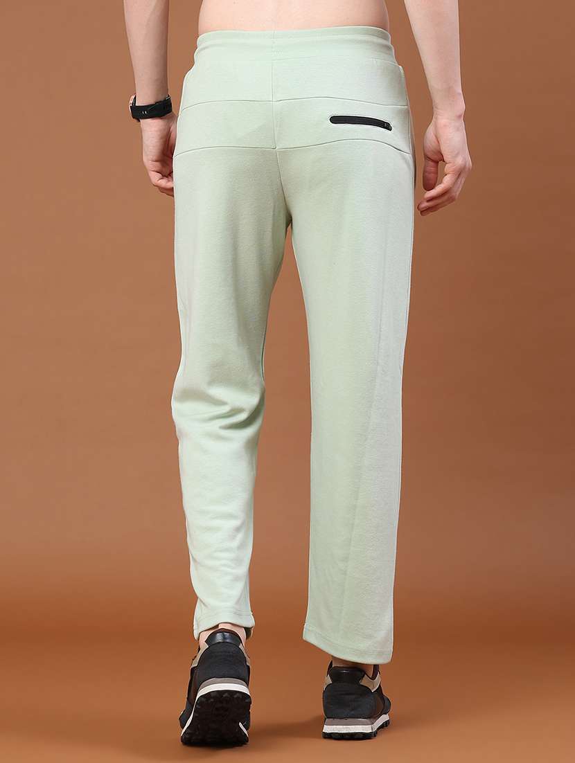 Men Solid Mid Rise Full Length Track Pant - 22298089 -  Standard Image - 4