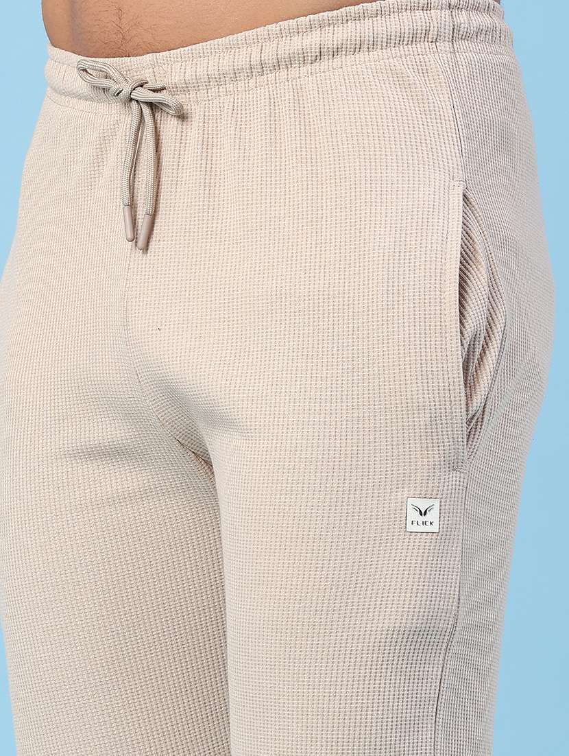 men self design mid rise full length track pant - 22298091 -  Standard Image - 1