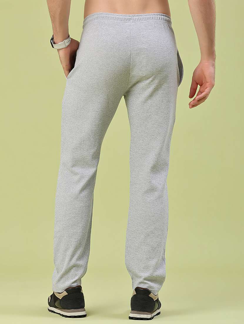 men solid mid rise regular fit track pant - 22298093 -  Standard Image - 4