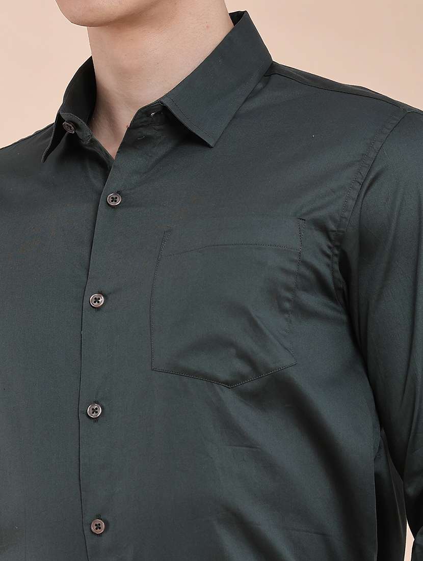 men solid long sleeves formal shirt - 22298096 -  Standard Image - 1