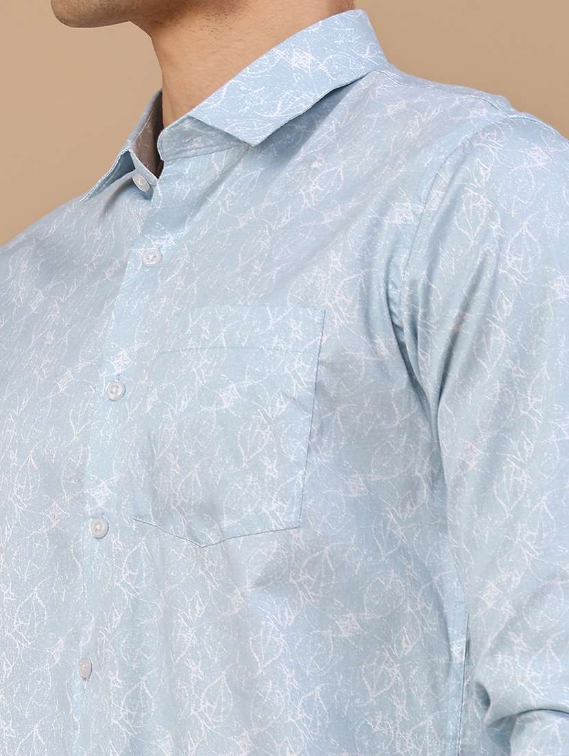 Men Printed Long Sleeves Casual Shirt - 22298097 -  Standard Image - 1