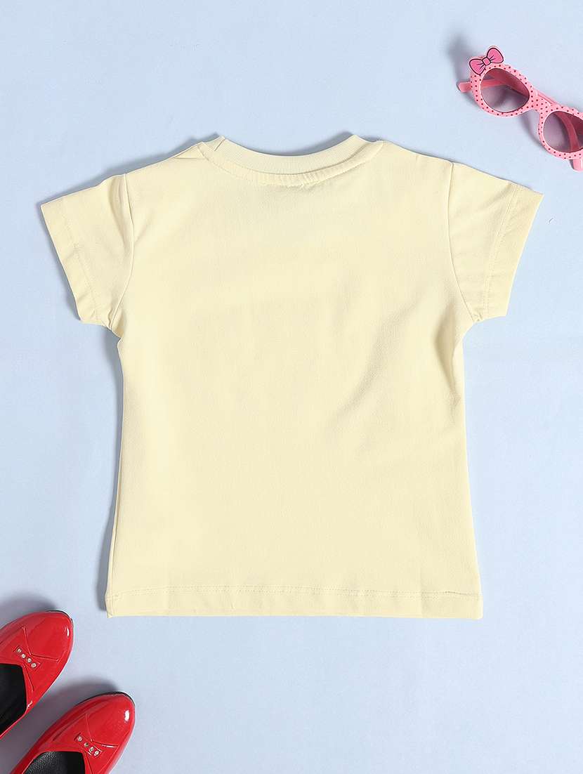 boys yellow cotton blend t-shirt - 22298252 -  Standard Image - 1