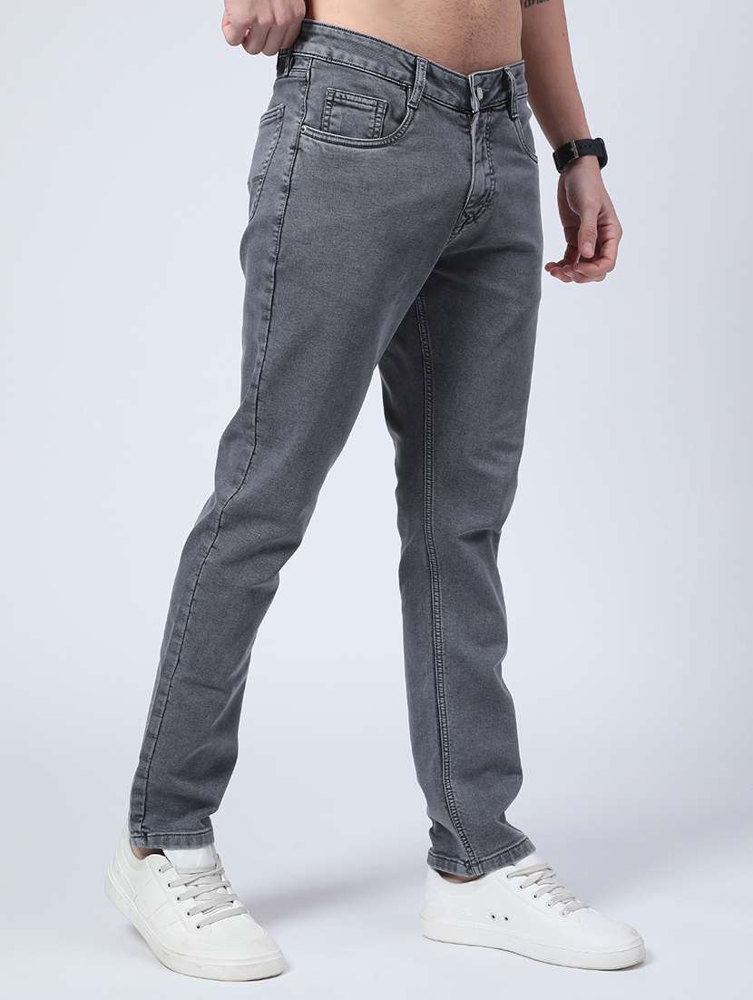 men solid mid rise slim fit jean - 22298302 -  Standard Image - 1