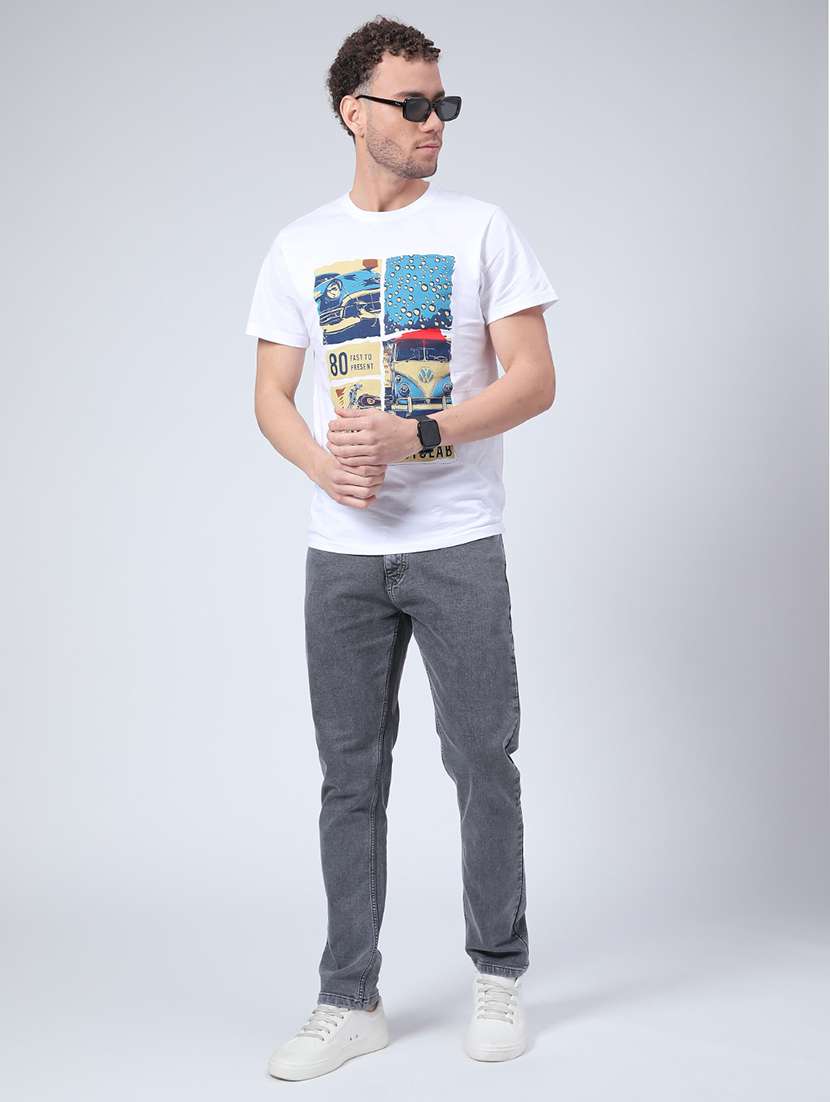 men solid mid rise slim fit jean - 22298303 -  Standard Image - 4