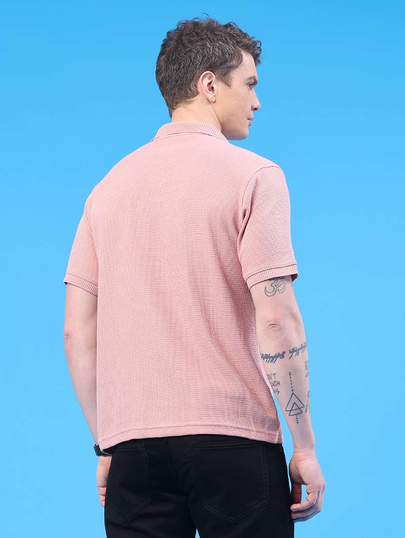 men self design short sleeve regular fit polo t-shirt - 22298317 -  Standard Image - 4