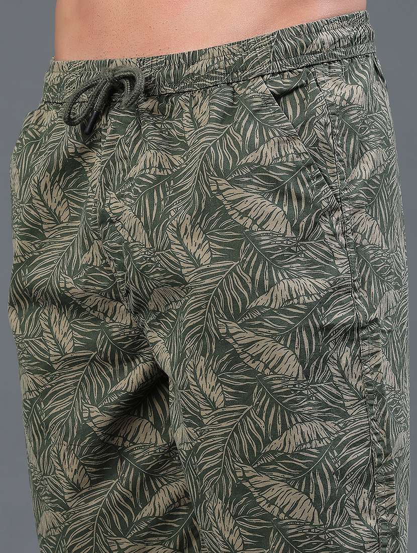 men printed mid rise regular fit shorts - 22298364 -  Standard Image - 1