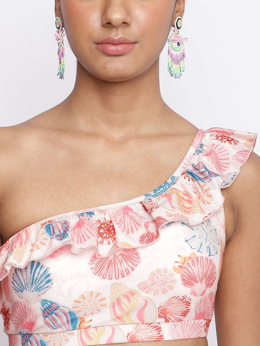 women pink printed tankini set - 22298383 -  Standard Image - 4