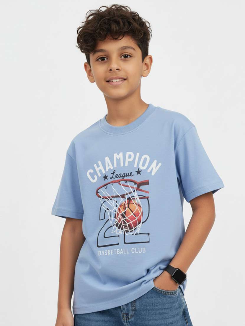 boys printed short sleeve t-shirt