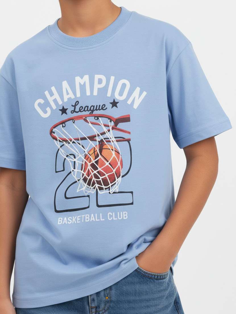 boys printed short sleeve t-shirt - 22298466 -  Standard Image - 1