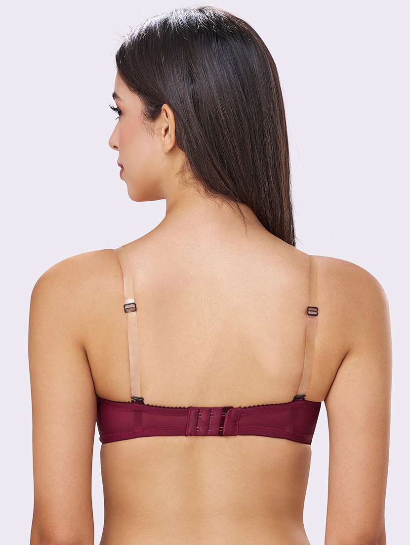 women pack of 3 solid lace t-shirt bra - 22298660 -  Standard Image - 4