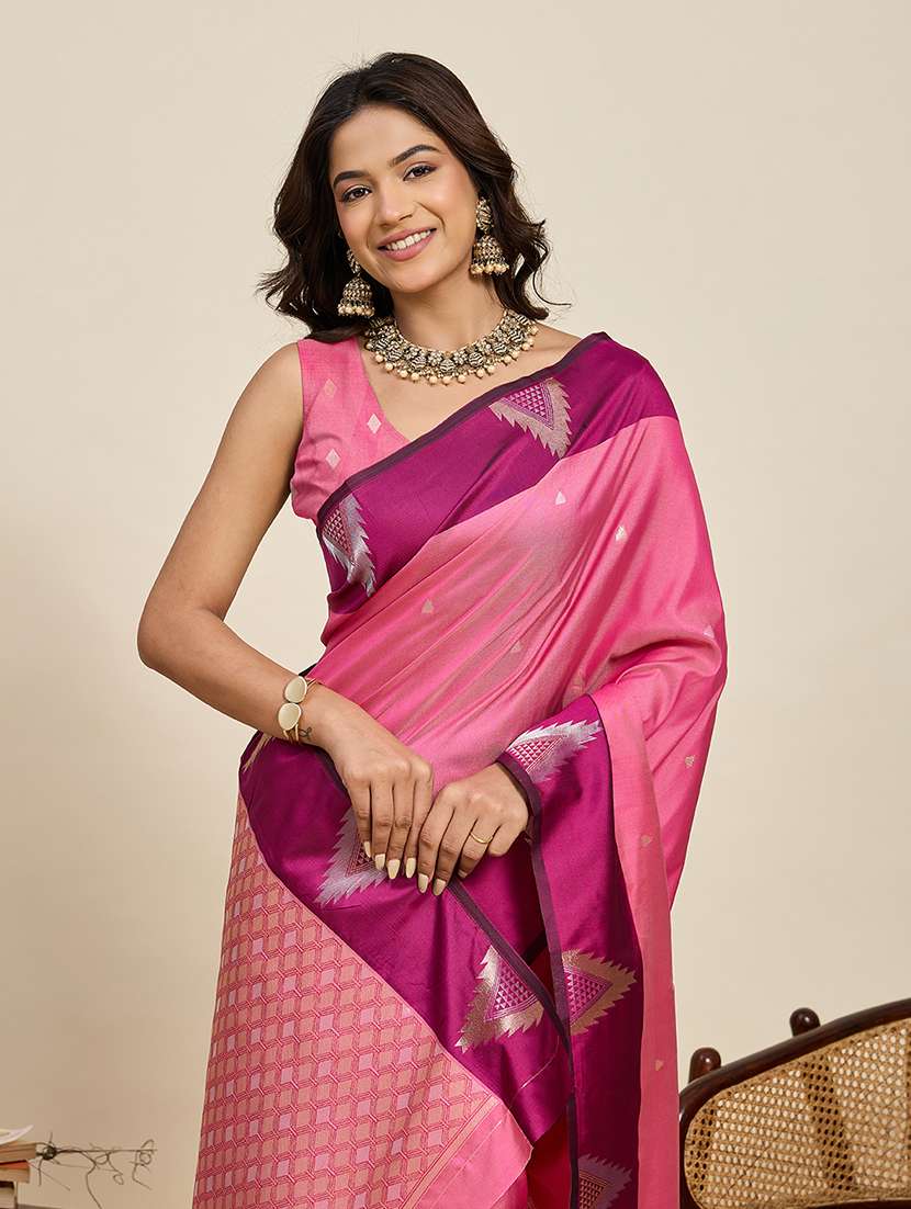 women self design banarasi saree with blouse - 22298668 -  Standard Image - 1