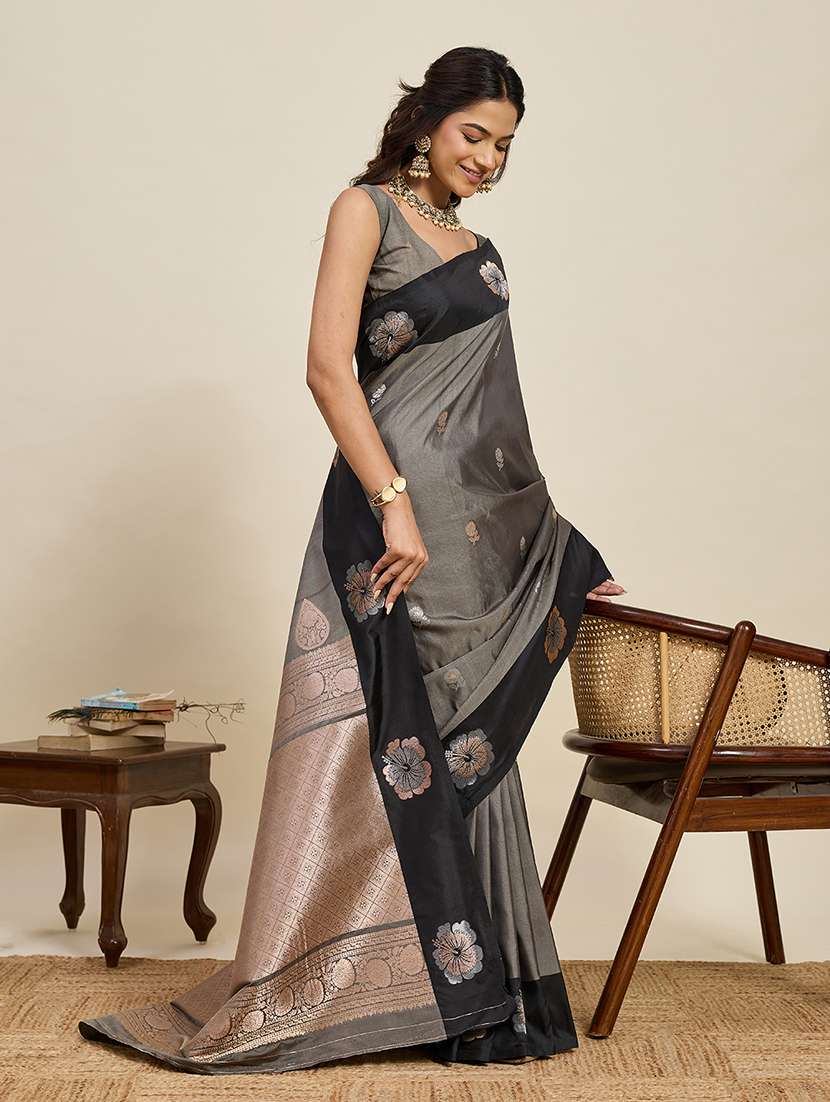 women self design banarasi saree with blouse - 22298671 -  Standard Image - 1