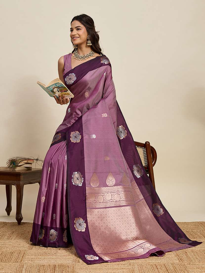 women self design banarasi saree with blouse - 22298676 -  Standard Image - 1
