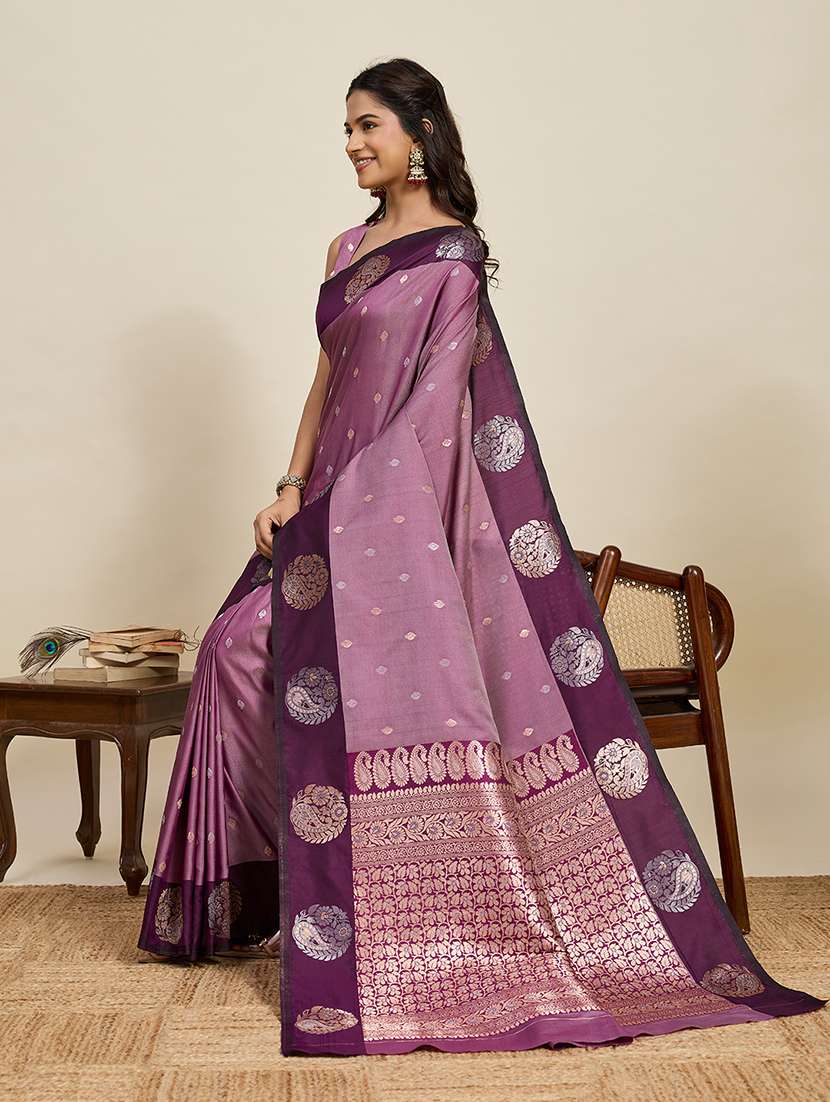 women self design banarasi saree with blouse - 22298682 -  Standard Image - 1