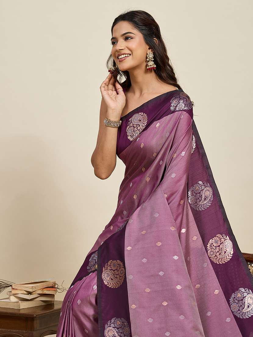 women self design banarasi saree with blouse - 22298682 -  Standard Image - 4