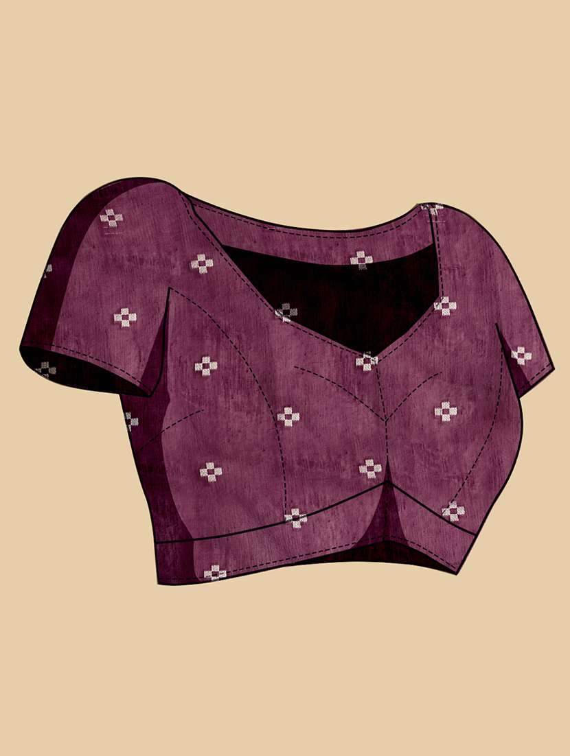 women self design bordered saree with blouse - 22298731 -  Standard Image - 4