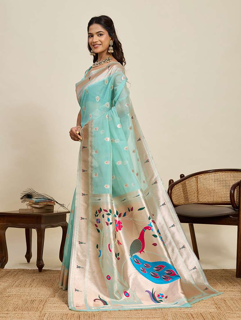 women self design paithani saree with blouse - 22298752 -  Standard Image - 1