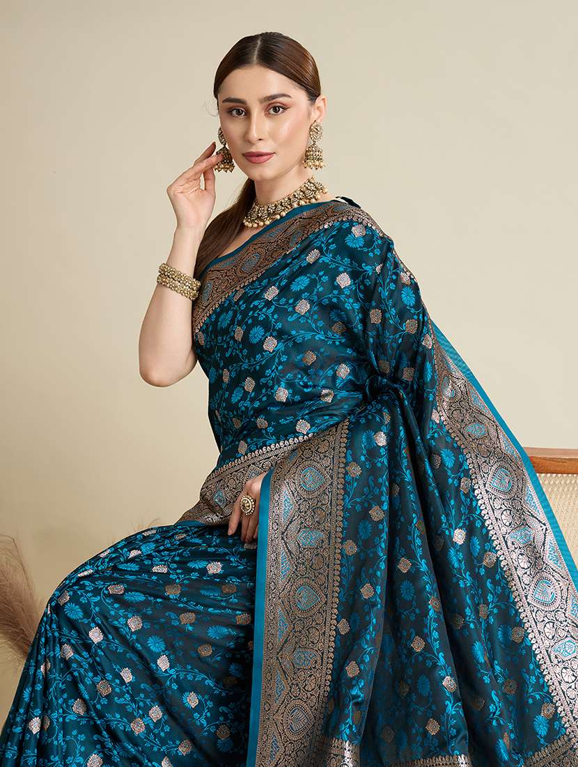 women self design banarasi saree with blouse - 22298983 -  Standard Image - 1