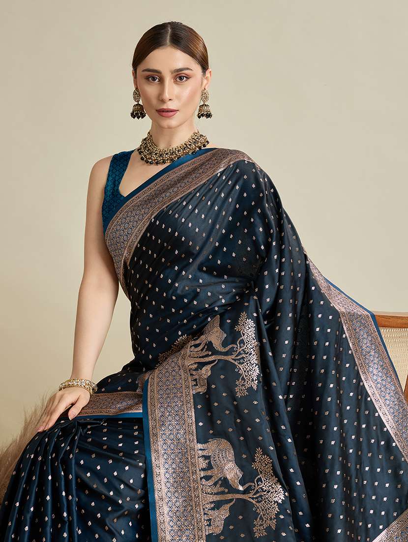 women self design banarasi saree with blouse - 22298990 -  Standard Image - 1