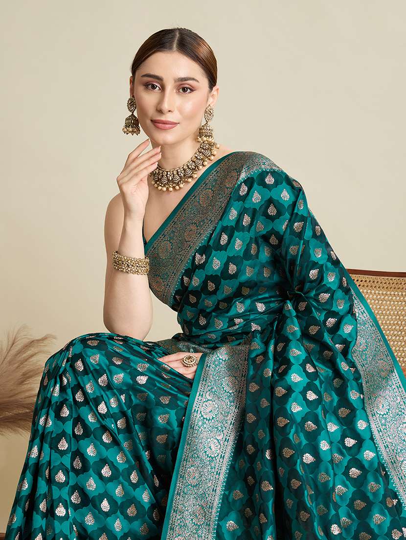 women self design banarasi saree with blouse - 22298993 -  Standard Image - 1