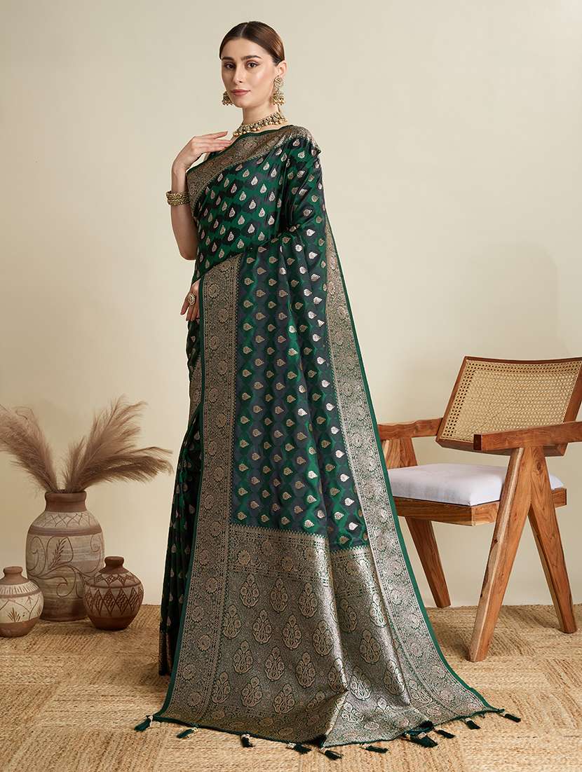 women self design banarasi saree with blouse - 22298994 -  Standard Image - 1