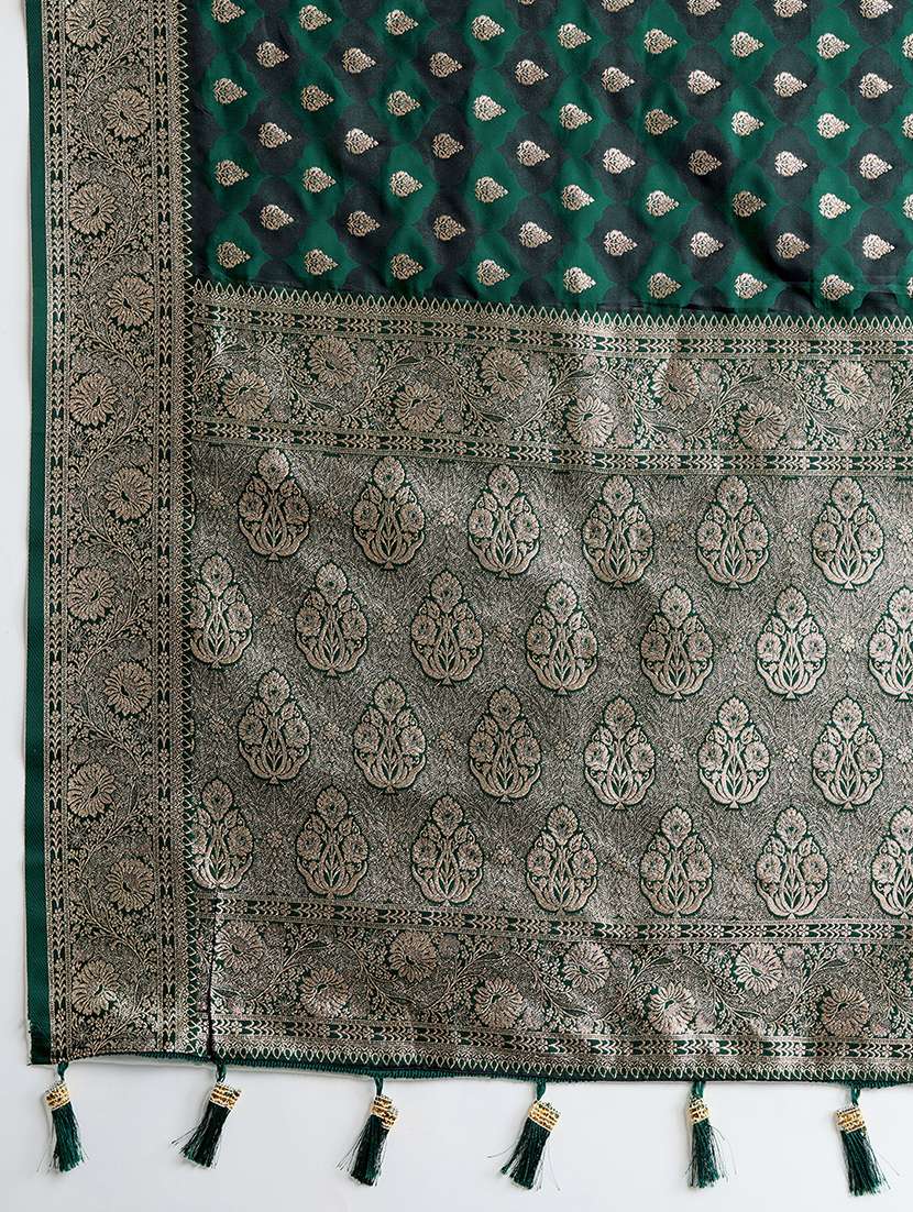 women self design banarasi saree with blouse - 22298994 -  Standard Image - 4