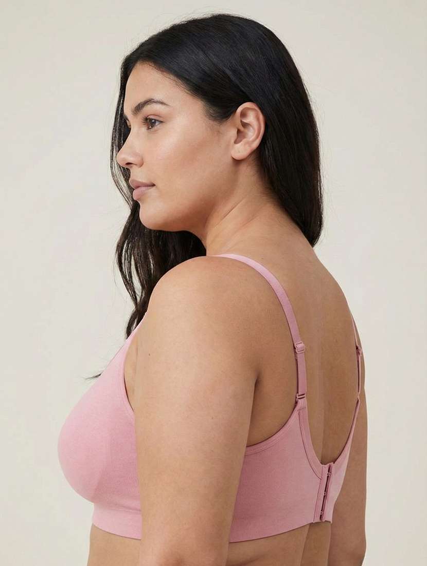 women plus size solid non padded bra - 22299011 -  Standard Image - 4