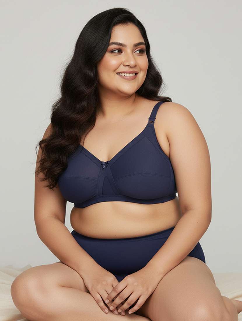 women plus size solid non padded bra - 22299015 -  Standard Image - 4