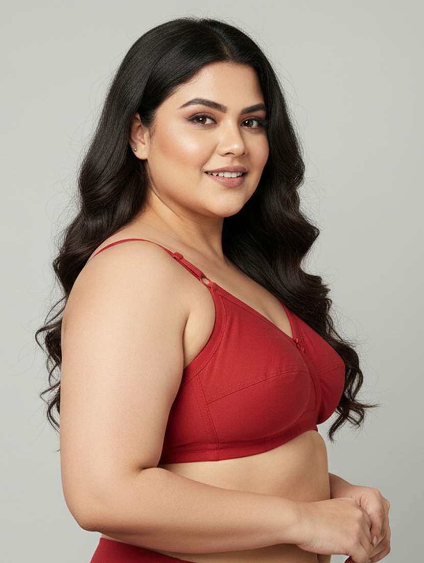 women plus size solid non padded bra - 22299018 -  Standard Image - 1