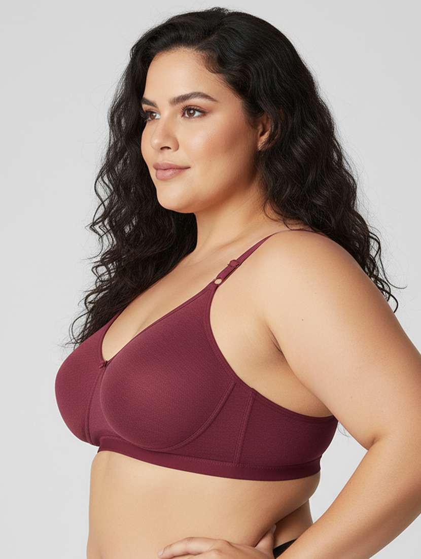 women plus size solid non padded bra - 22299038 -  Standard Image - 4