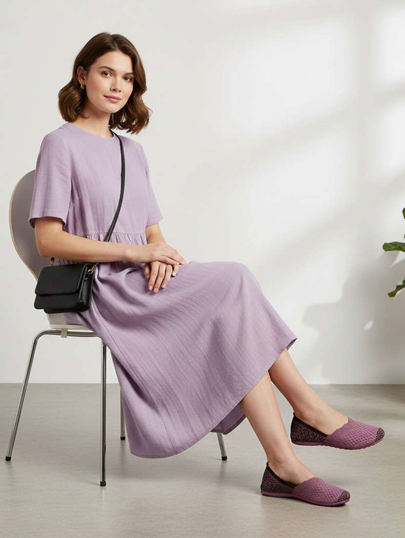 women solid slip on ballerina - 22299184 -  Standard Image - 1