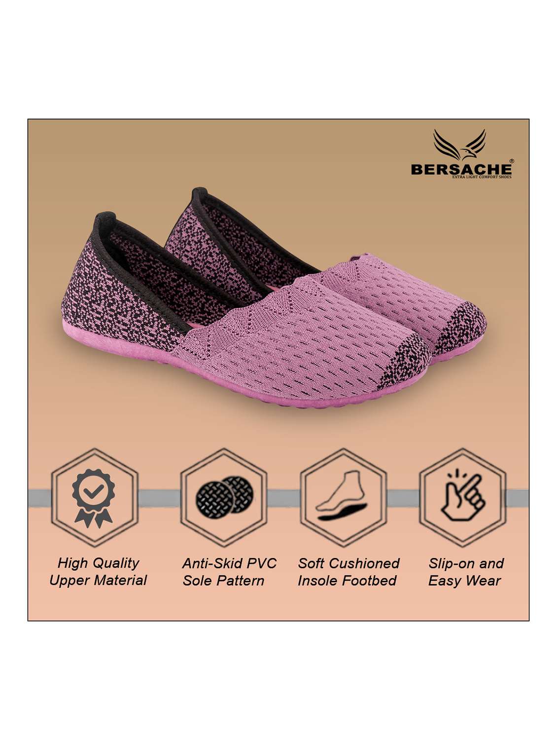 women solid slip on ballerina - 22299184 -  Standard Image - 4