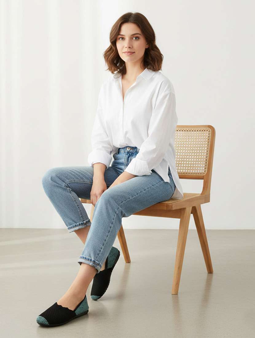 women solid slip on ballerina - 22299185 -  Standard Image - 1