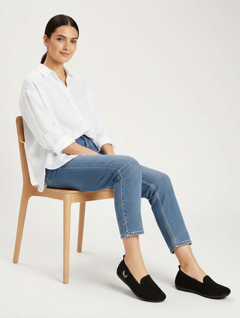 women solid slip on ballerina - 22299186 -  Standard Image - 1