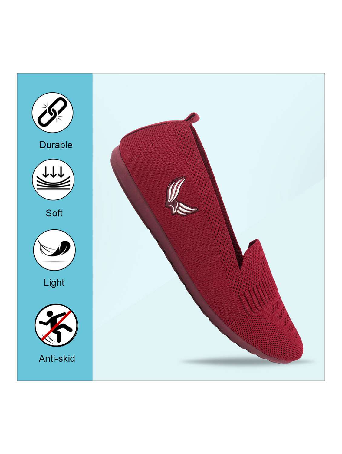 women solid slip on ballerina - 22299191 -  Standard Image - 4