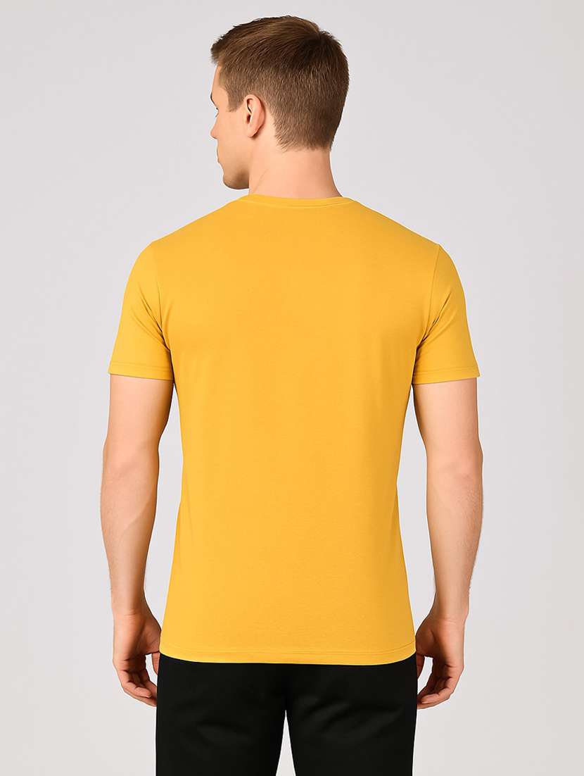 men typographic short sleeve slim fit t-shirt - 22299209 -  Standard Image - 1