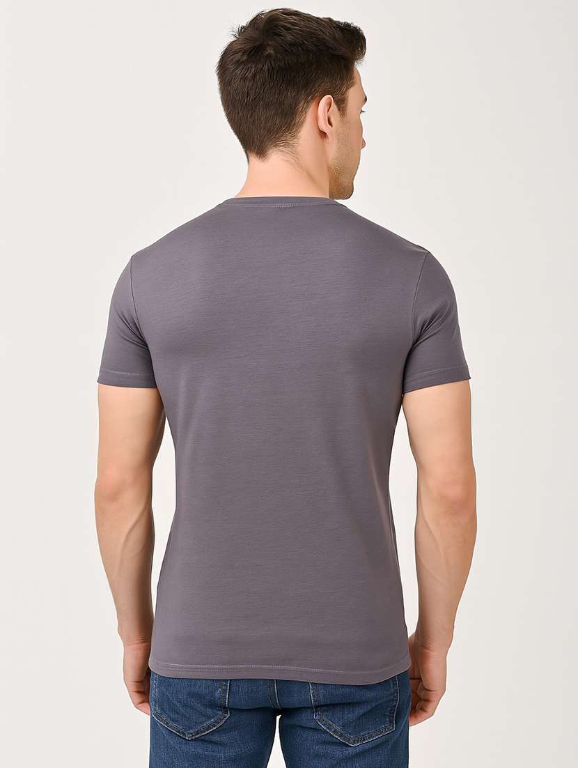 men printed short sleeve slim fit t-shirt - 22299221 -  Standard Image - 1