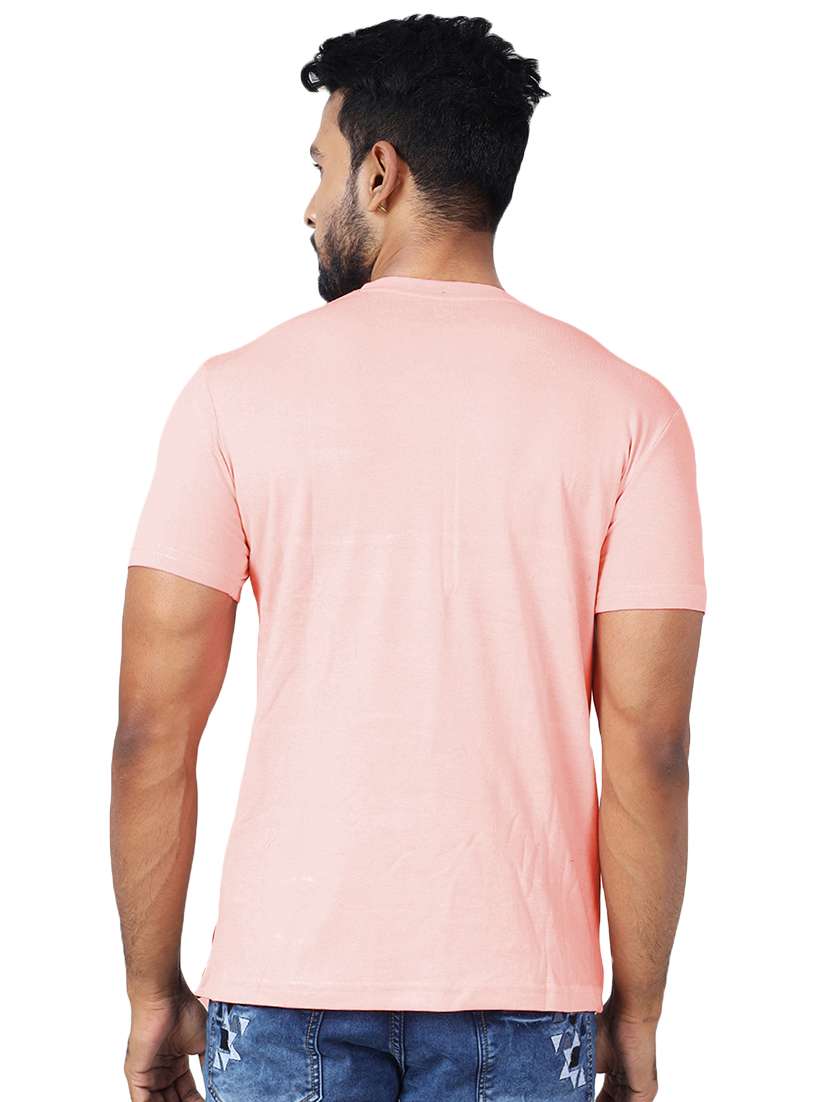 men color block short sleeve slim fit t-shirt - 22299245 -  Standard Image - 1