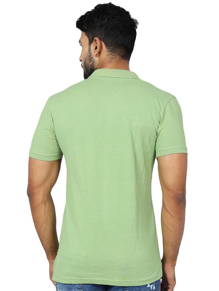 men color block short sleeve slim fit polo t-shirt - 22299259 -  Standard Image - 1