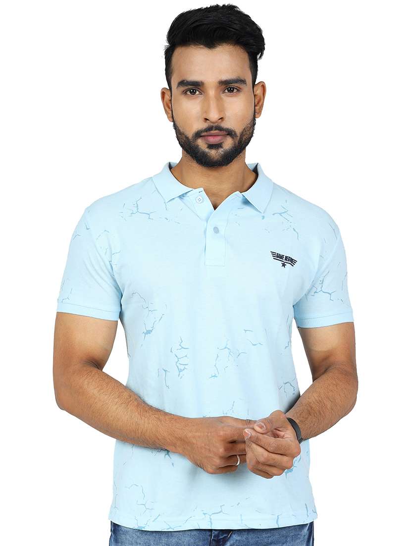 men solid short sleeve slim fit polo t-shirt