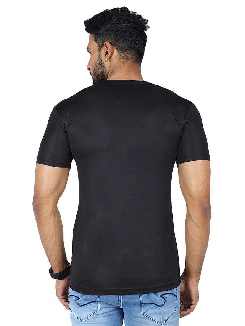 Men Printed Short Sleeve Slim Fit T-shirt - 22299279 -  Standard Image - 1