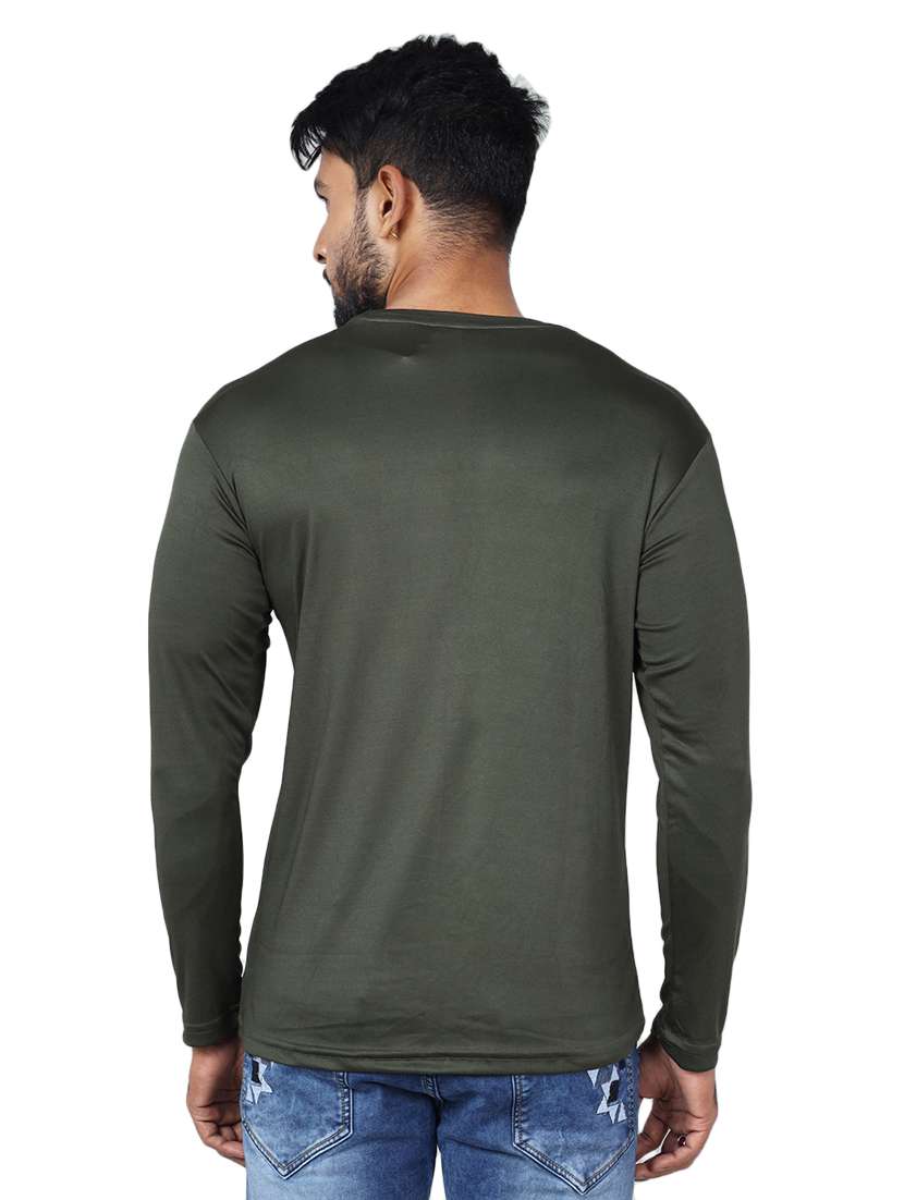 men printed long sleeve slim fit t-shirt - 22299312 -  Standard Image - 1