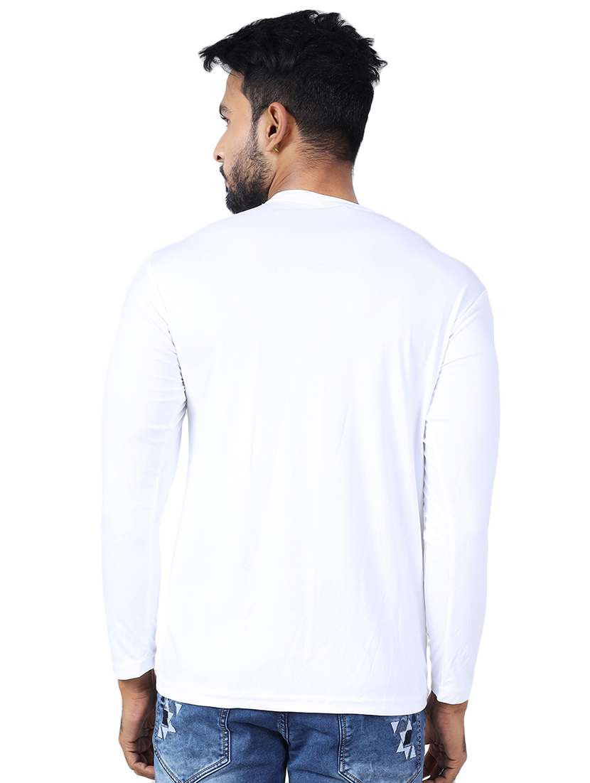 men printed long sleeve slim fit t-shirt - 22299313 -  Standard Image - 1