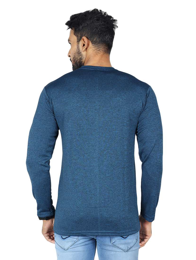 men textured long sleeve slim fit t-shirt - 22299330 -  Standard Image - 1