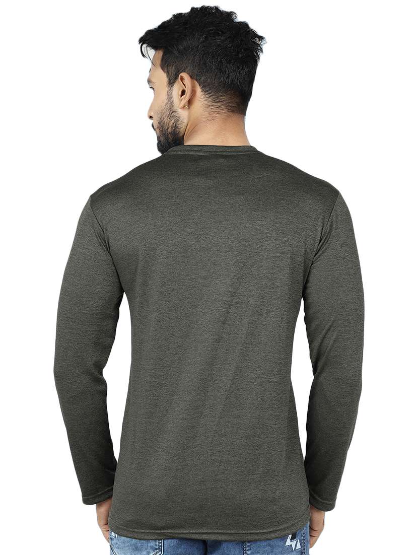 men textured long sleeve slim fit t-shirt - 22299332 -  Standard Image - 1