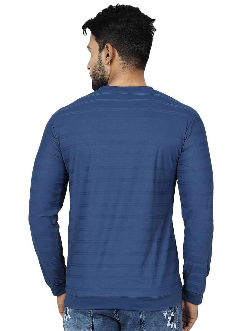men striped long sleeve slim fit t-shirt - 22299358 -  Standard Image - 1