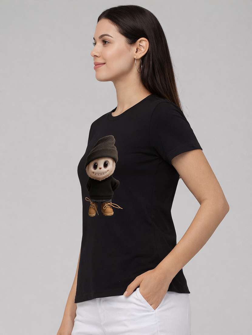 women printed short sleeve t-shirt - 22299443 -  Standard Image - 1