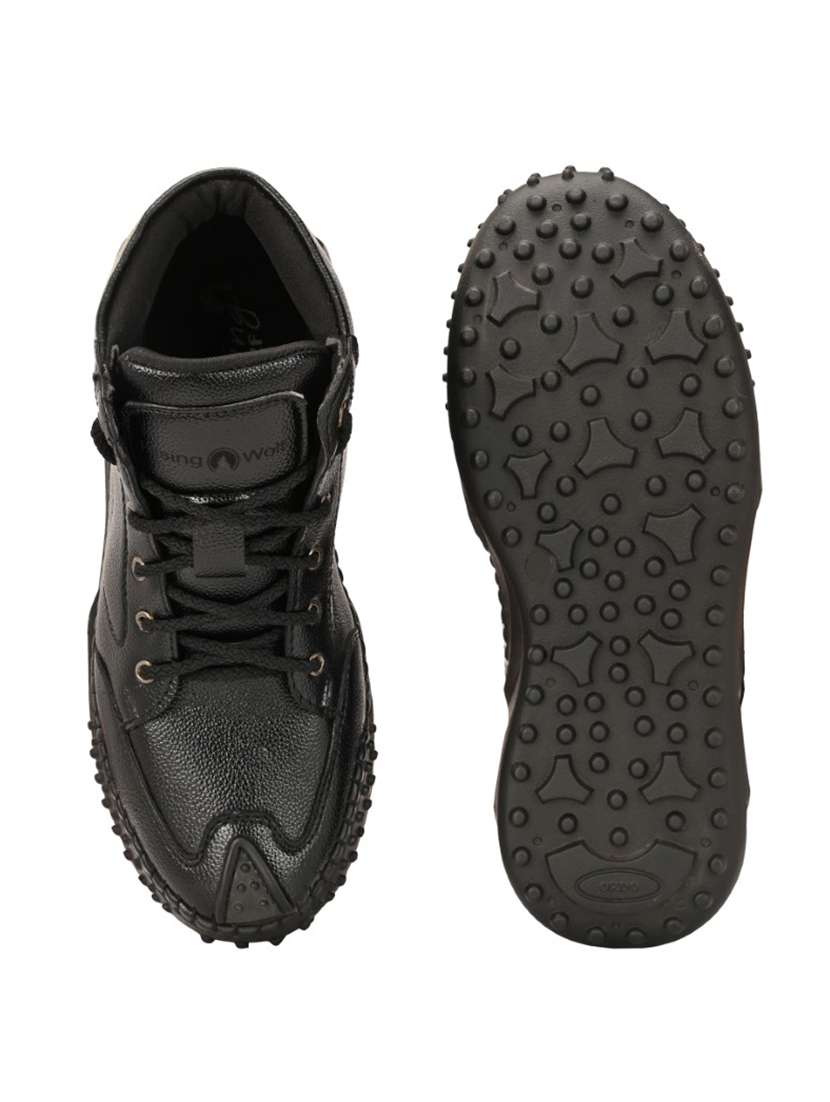 men black lace up boot - 22299455 -  Standard Image - 4